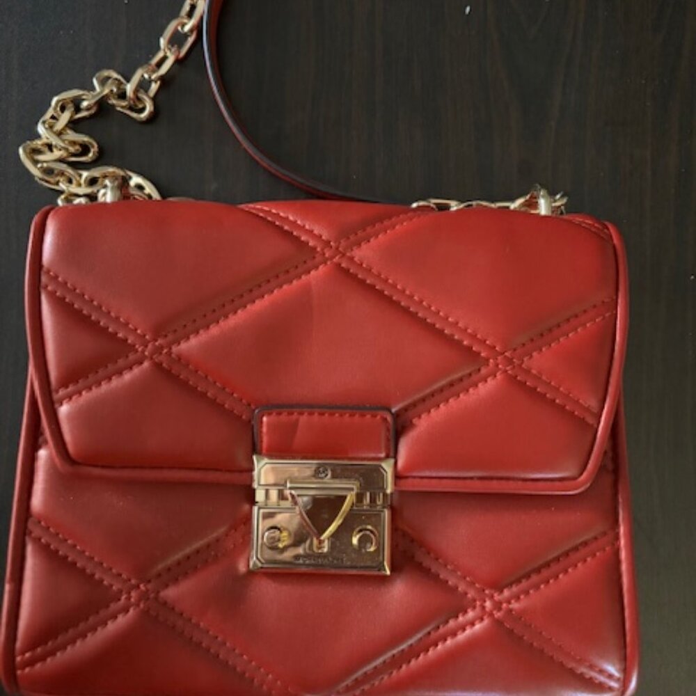 Brand New w Tags Michael Kors Serena bag (Chili, red)